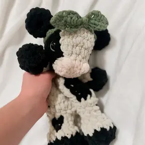 Handmade Crochet Charlie the Calf Snuggler - Perfect Baby Snuggler Gift diy crochet