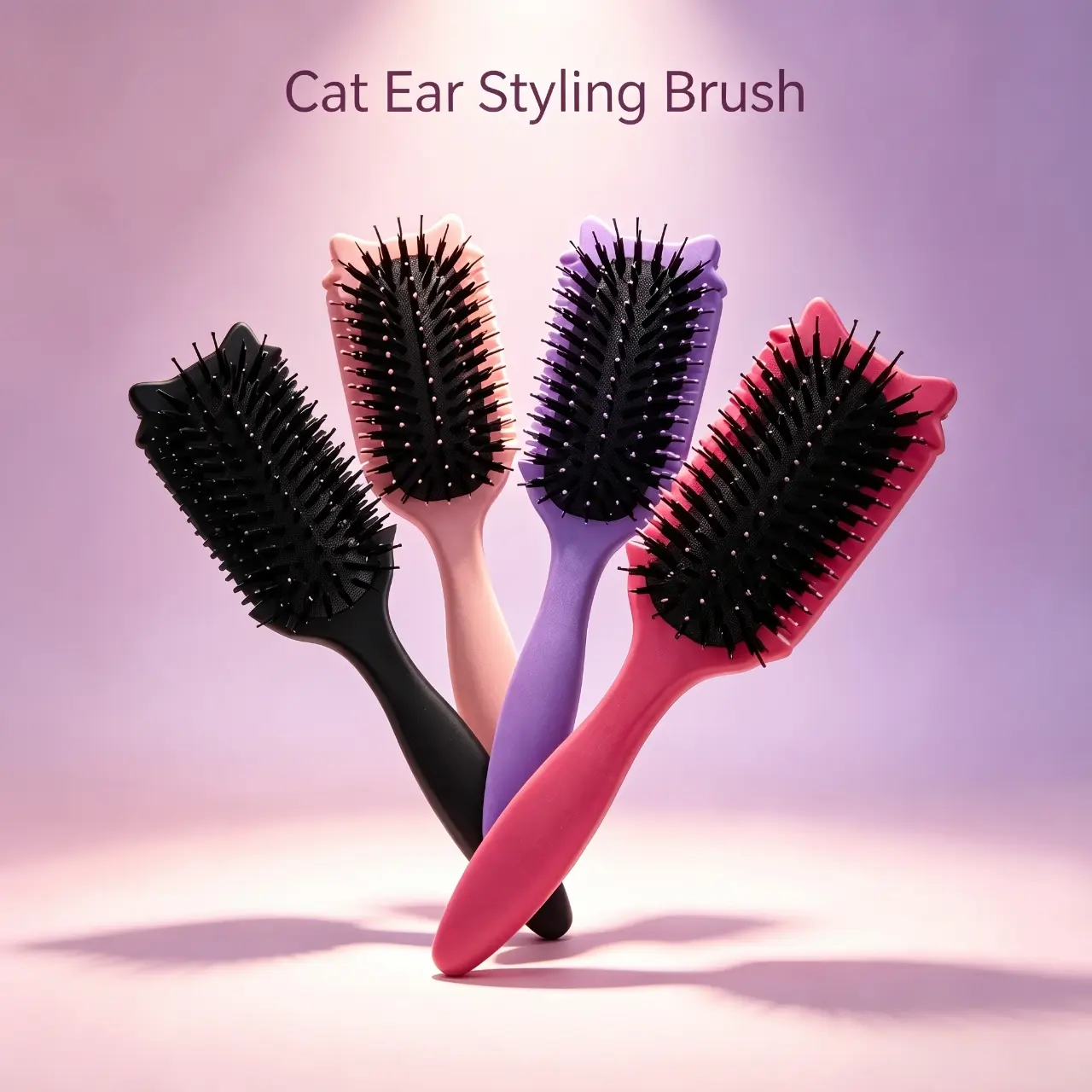 New elastic design cat comb air cushion massage curling comb airbag styling comb