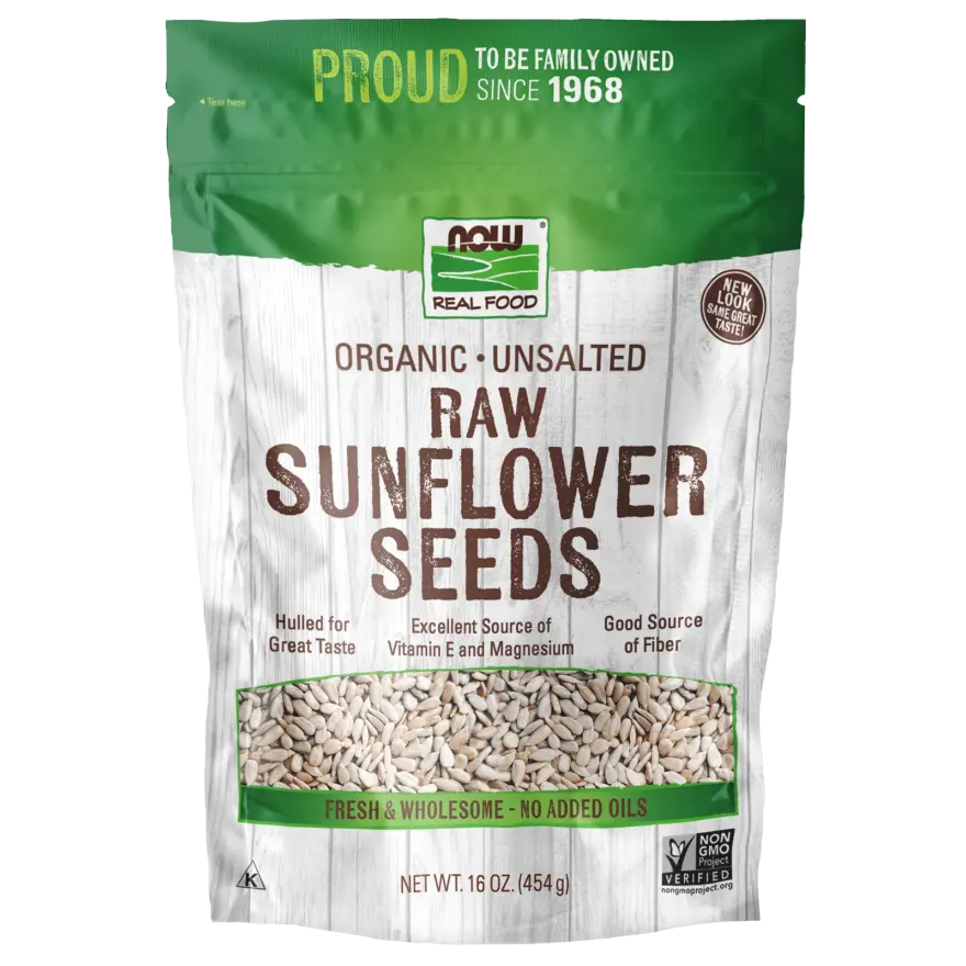 Sunflower Seeds Raw/Unsalted 16 oz by Now Foods