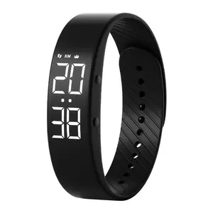 Men's waterproof vibrating alarm clock wristwatch, women's multifunctional electronic watch