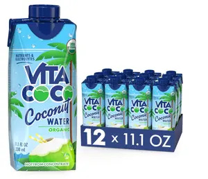 Vita Coco Coconut Water, Pure Organic | Refreshing Coconut Taste | Natural Electrolytes | Vital Nutrients | 11.1 Oz (Pack Of 12)