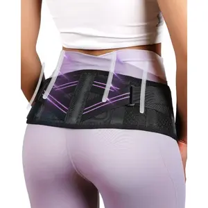 Unisex Sacroiliac Joint & Lumbar Brace Support Belt - Post-Surgery Back Pain, Sciatica Nerve, Hip & Pelvic Pain - Adjustable Lower Abdomen Compression for Sacroiliac () Joint Stabilization - Suitable for Men & Women, Daily Use &