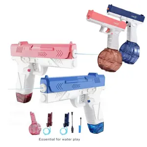 Electric Water Gun Rechargeable Automatic Spray Gun Capacity Range Up to 32 FT Range for Adults & Kids Summer Beach Party Water Blaster
