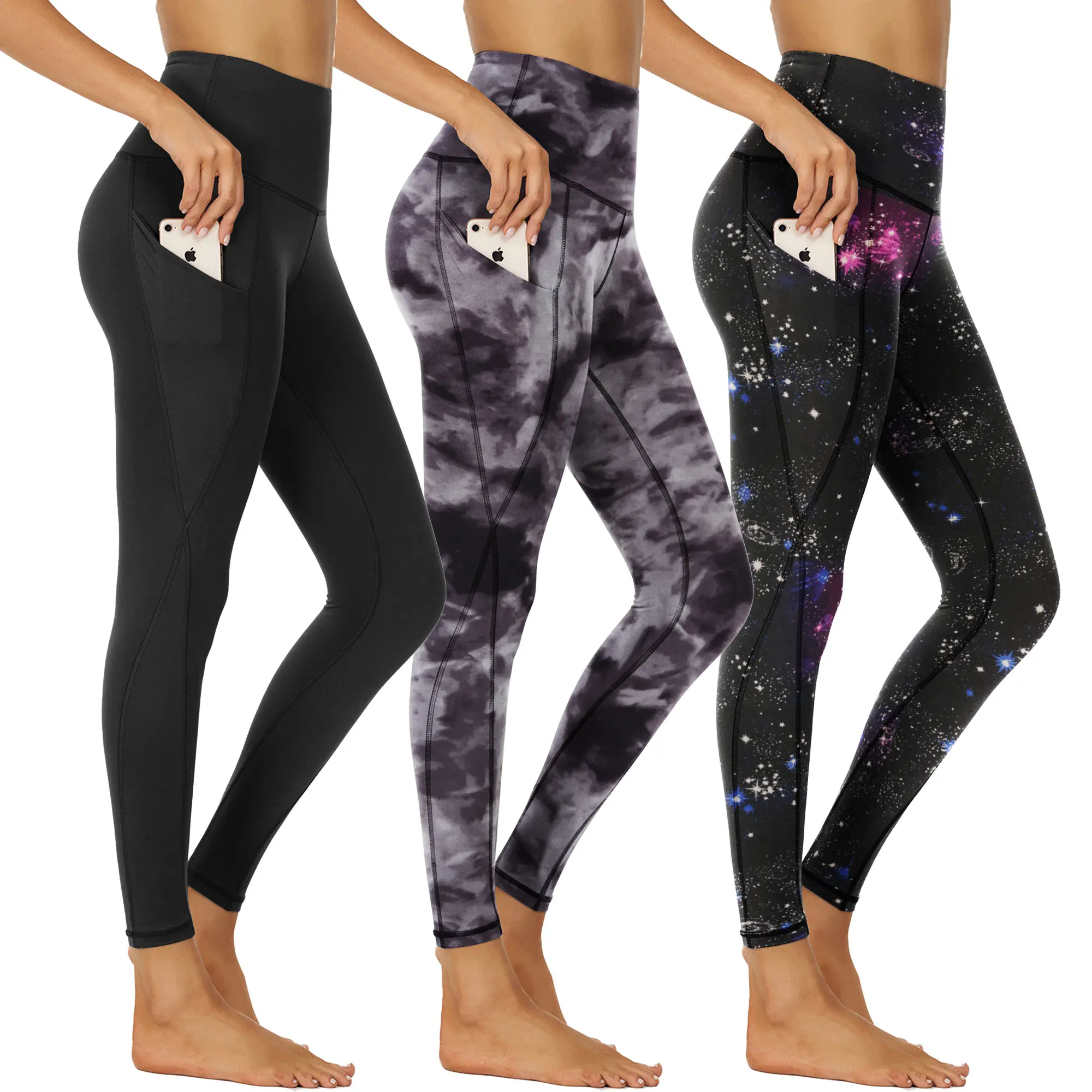 Black/ Black Tye/ Galaxy (No Fleece) FBT