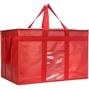 XXXL Large Insulated Collapsible Cooler Bags with Zipper Closure,  Grocery Shopping Bags Keep  Hot or Cold,Ideal for Catering,Grocery Transport,23 x 15 x 14 inches