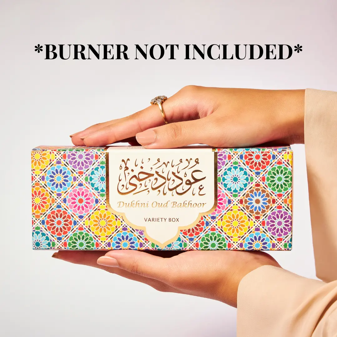 Oud Bakhoor Refill Pack (No Burner) by Dukhni  | Assorted Scents | 30 Bakhoor Pieces | Arabic Bakhoor Incense | Islamic Gifts, Eid & Ramadan Gifts for Men and Women | Luxurious, Long Lasting