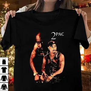 [Sale Up To 30%] Hot Tupac 2pac Shakur Christmas Shirt Signer Cotton Unisex S-5xl Shirt