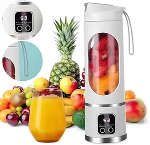 Portable Blender Cup – USB Rechargeable Mini Personal Blender for Smoothies, Shakes & Baby Food | 6-Blade Ice Crusher, Leak-Proof Tritan Cup, Easy One-Touch Cleaning | Perfect for Travel, Gym, Office & Back to School Gifts