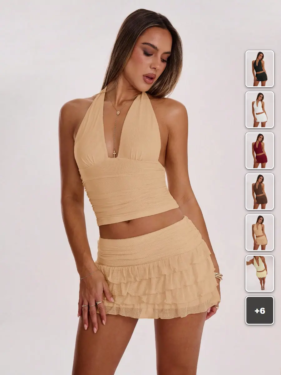 Halter Top Backless Sexy Solid Summer Party Going Out Date Night