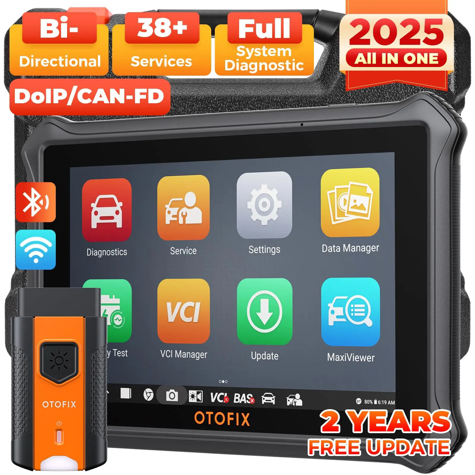 OTOFIX D1 Lite Bidirectional Scan Tool，2026 Newest All System Automotive Diagnostic Scanner fca autoauth, Summervibes