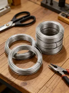 10-meter stainless steel silver wire, single-strand beading wire, 0.3/0.4/0.5/0.6/0.8 mm, used for DIY handmade jewelry making accessories