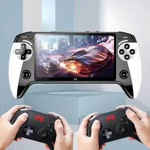 Portable Retro Vintage Game Console, 5.5 Inch Large Screen, Supports Ten Emulators, Ultra HD Quality, Perfect Gift for Birthday and New Year
