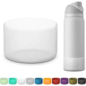 Silicone Boot for Owala Water Bottle 24 oz 32 oz 40 oz, Anti-Slip Protective Sleeve for FreeSip/Twist/Flip Stainless Steel Water Bottles Accessories