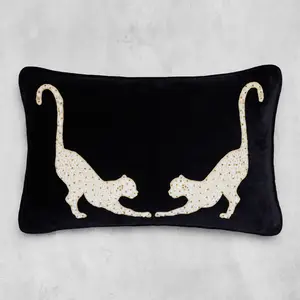 Z Gallerie Nikki Chu - Agu Lumbar Pillow,The Leopard Pattern Symbolizes Smooth Success In All Things.