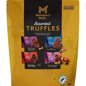 Assorted Chocolate Truffles 16.5 oz Individually Wrapped Decadent Shell with Creamy Center