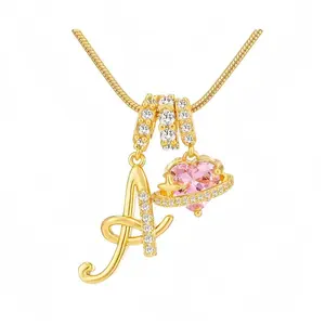 Art Design Letter Necklace Fashion latest custom personalized name necklace exquisite gift accessories for women, girls