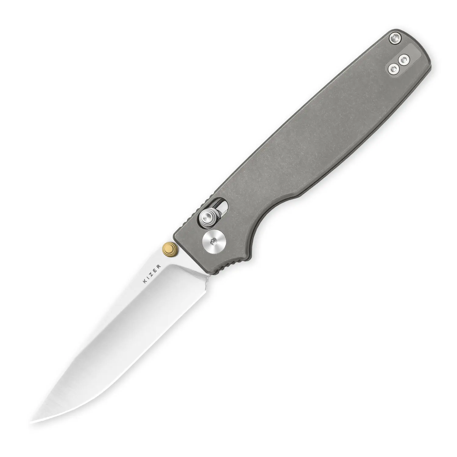 Kizer Original 2   Ki3605.2MA1  Folding Blade Cutlery, S45VN Steel Titanium Handle High Hardness Outdoor Camping Hiking Tool