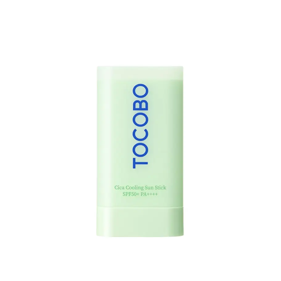 TOCOBO Cica Cooling Sun Stick SPF50+ PA++++ 1.69 fl. oz - Fermented Cica Complex, Quick Soothing, Lightweight & Moisturizing Sun Protection