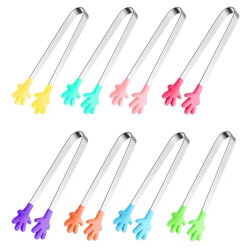 1pc Silicone Mini tong - random color 1pc Silicone Mini tong - random color