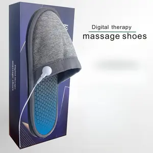 New EMS Massage Slippers, Electric Pulse Foot Massage Shoes, Acupuncture Point Health Care Shoes, Home Physiotherapy Massage Machine for Relaxation