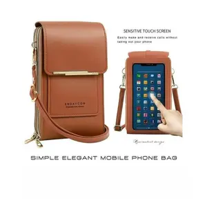 Women’s Crossbody Phone Wallet – Touchscreen Phone Purse with Card Slots & Coin Pouch, Adjustable Strap, Water-Resistant
