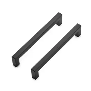 Ravinte 6-1/4 Inch Kitchen Square Cabinet Handles Stainless Steel Drawer Pulls Hardware