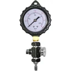 2" 300 PSI Intermediate Pressure Gauge with Release Valve, Metal Quick Regulator Pressure Checker, Essential Maintenance Tool for Scuba Diving, Size 4"x2"x1"