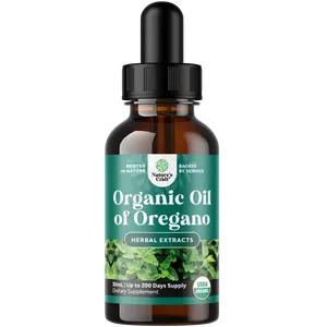 Nature's Craft Organic Oil of Oregano Liquid Drops - Antioxidant Boost, Digestion, Immune Support Herb Extracts