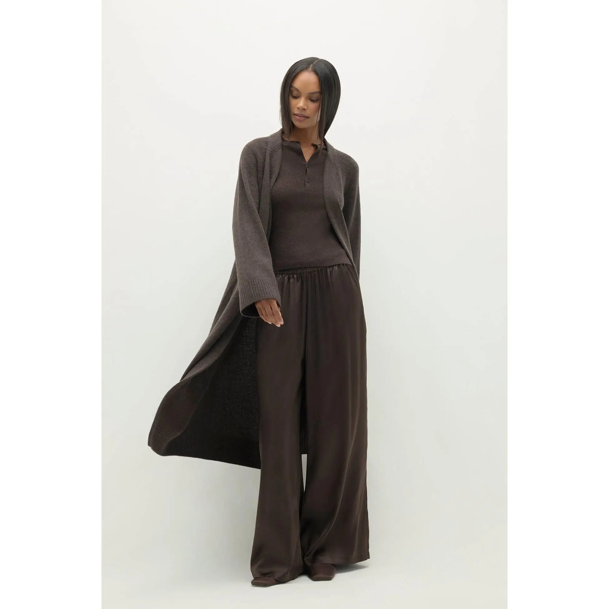 MAKENA LONGLINE CASHMERE CARDIGAN MAKENA LONGLINE CASHMERE CARDIGAN