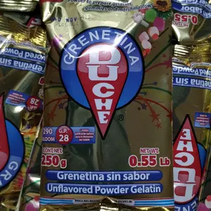2 Pack Unflavored powder Gelatin of .55 pound each one Duche 290 Bloom