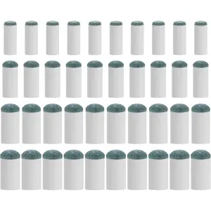 40PCS Slip-On Pool Cue Tips Replacement Kit – 4 Sizes (9mm/10mm/12mm/13mm) No Glue Pool Stick Tips for Billiards & Snooker
