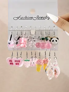 20pcs Fun Series Earring Set Birthday Gift Holiday Present, Stylish Jewelry Collection for Women & Girls, Perfect for Parties & Celebrations, Jewelry Gifts