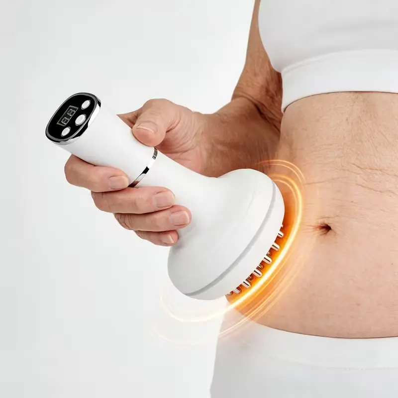 Handheld Vibratory Body Care Machine with Heat - 3 Modes, 20 Levels Adjustable Intensity, 680g Single Unit for Neck, Back, Knee, Wrist, Hip Deep Relax, Portable Home Fitness Tool, Ideal Festival Gift for Dads' Wellness