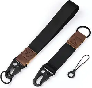 Hand Wrist Lanyard Key Chain Holder, Wristlet Strap for Key for Women & Men, Lanyard for  Key (2 )
