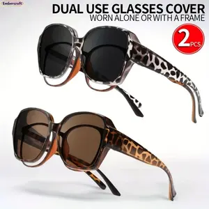 2-Pack Oversized Retro Sunglasses for Women and Men, Vintage UV Protection Fashion Shades for Driving, Party, Travel, Daily Wear, Photo Props and Holiday Gift, Men's Sunglasses, Sunglass For Women,summervibes