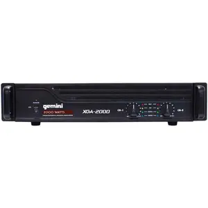 Gemini Sound XGA-2000 Professional Amplifier - 2000 Watt Instant Peak Power - Audio, Durable