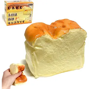 Bread Squeeze Squishy Toy Miniatures, Slow Rising Squishy, Squishy Dumpling Stress Balls, PU Materia Fidget Toy for Office or Party Favor