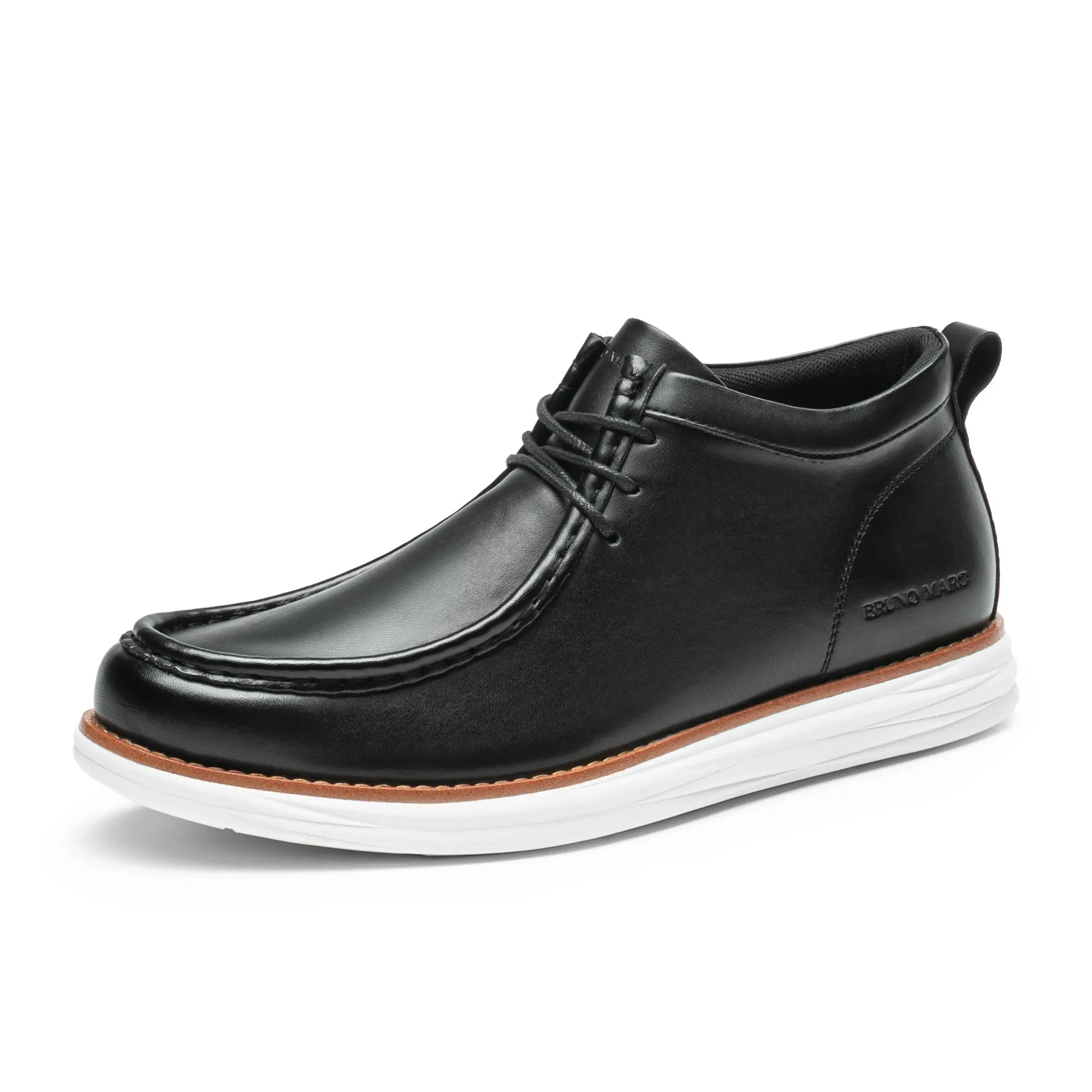 【BRUNO MARC Anniversary】 Men's Dress Chukka Boots - Closed-Toe Footwear, Stylish Walking Shoes, Comfortable Design, Ideal for Casual Wear
