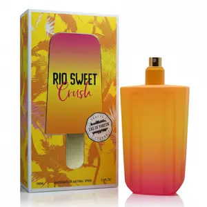 Rio Sweet Crush 3.4 FL OZ Eau de Parfum for Women Long Lasting Fragrance with Pistachio Almond Vanilla Notes Elegant Daily Wear Perfume
