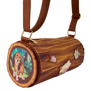 The Fox and the Hound Forest Floral Log Figural Crossbody Bag