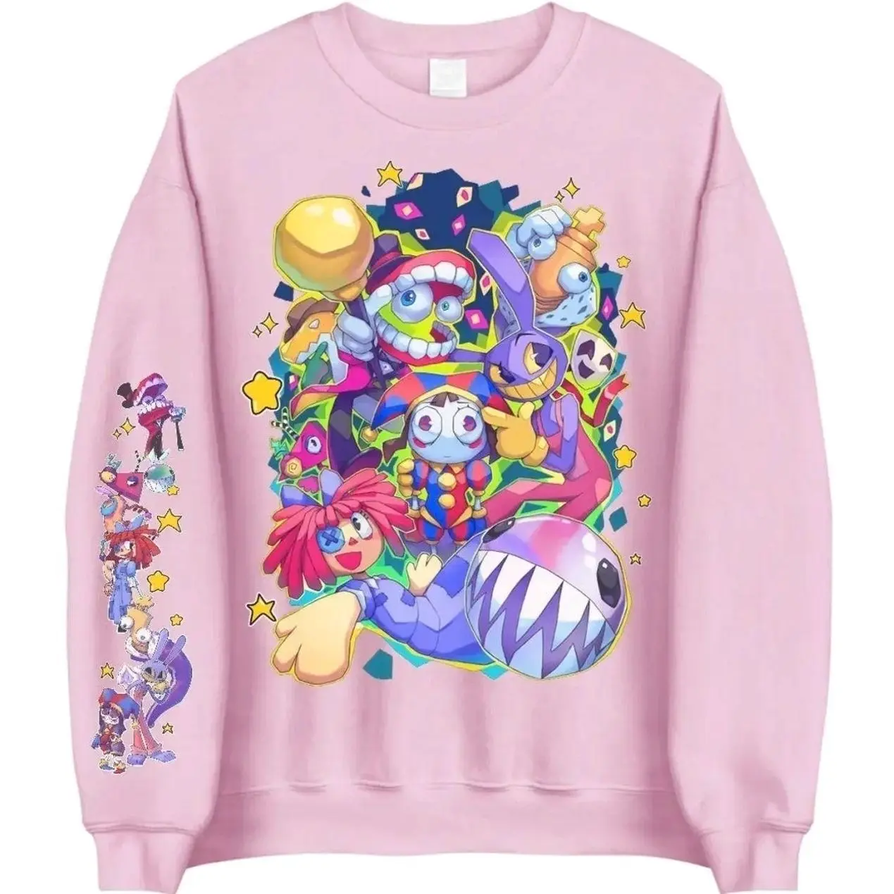 The Digital Circus Characters Sweatshirt, Anime Fan Hoodie