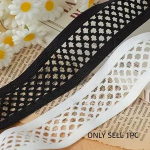Elastic Lace Trim Ribbon 3.5 Yard High Elasticity Sewing Material, Handmade DIY Knitting Decorative Edge Band, / Option