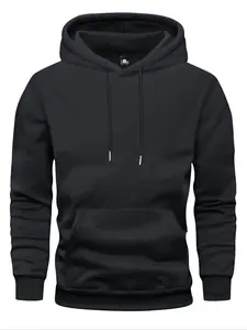 Men's Spring Autumn Thin Long Sleeve Hoodie, Casual Fashion Pocket Design, Colorblock Style, Perfect for Work Outdoors Golf Fishing