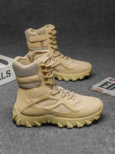 We are purchasing men's outdoor boots, durable military tactical desert boots, and comfortable high-top fashionable boots for camping and training Tactical Hiking Boot