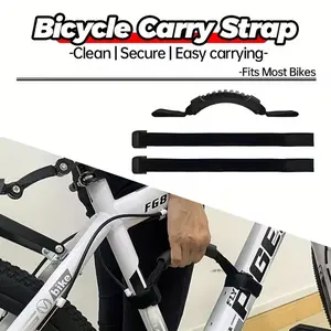 Bike Carrying Strap, Bicycle Frame Strap, Outdoor Cycling Accessories, Suitable for Road and Mountain Bikes, Portable and Easy to Use