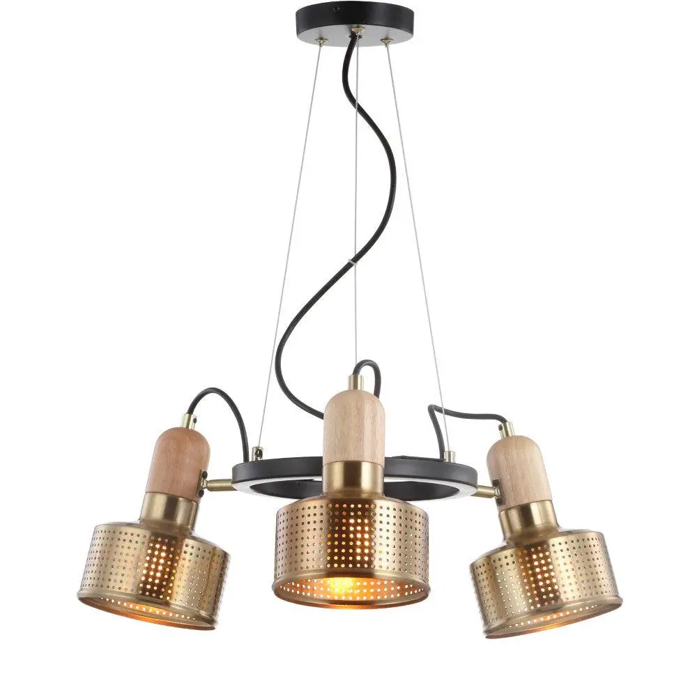 JONATHAN Y Gallery Metal LED Chandelier with Adjustable Spotlight - Indoor Home Improvement Interior Lights, Modern Mood Lighting, Adjustable Lighting