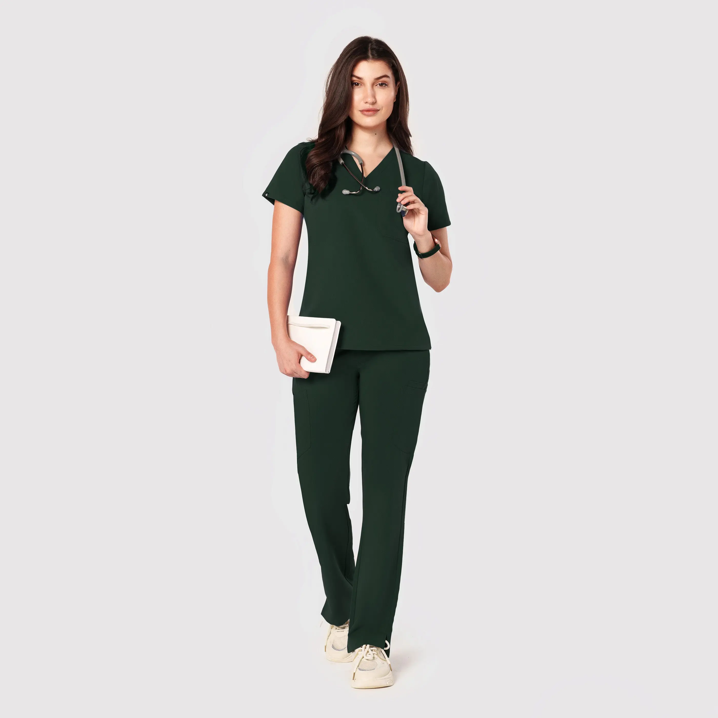 Seam Two-Pocket Scrub Top