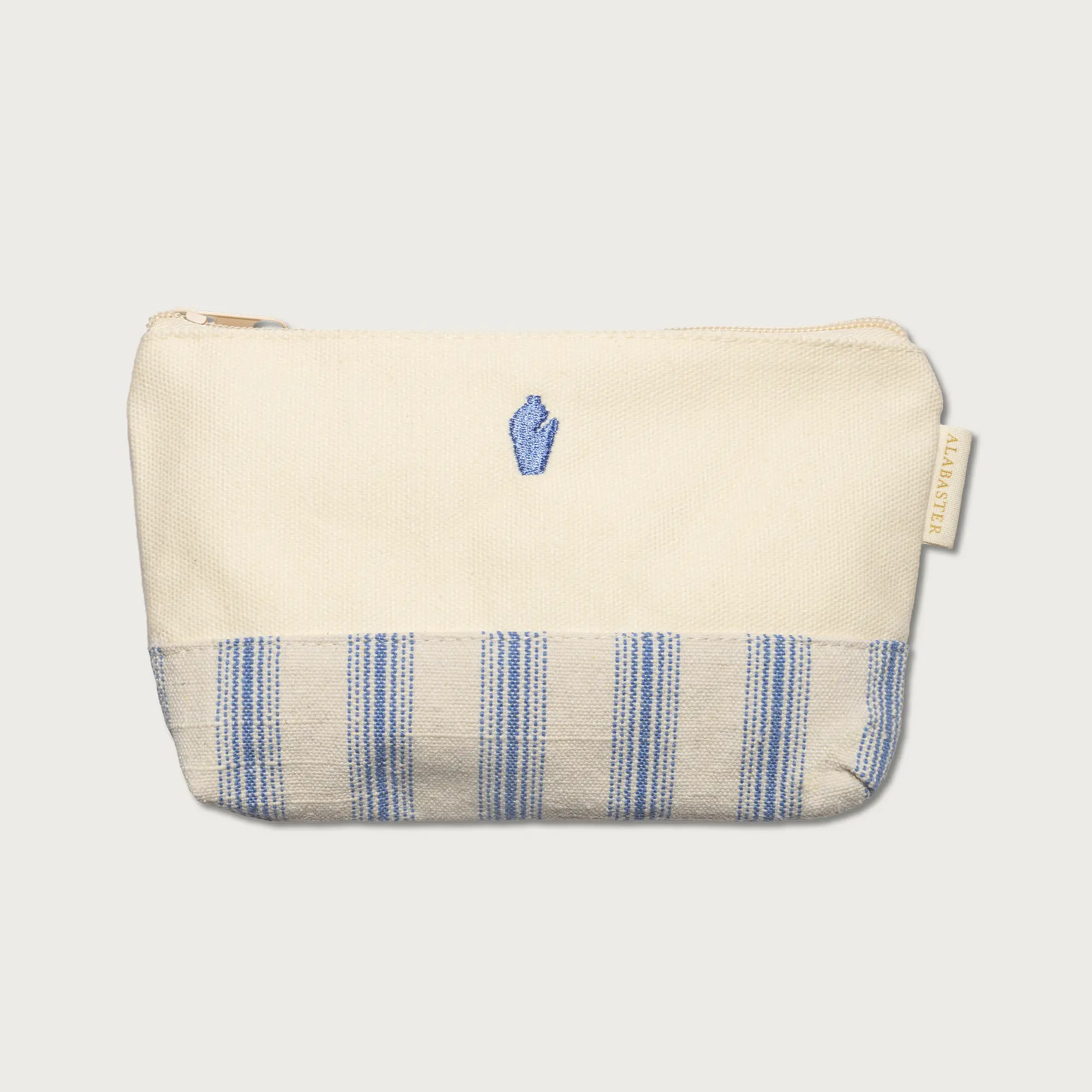 Alabaster Canvas Organizer Pouch - Christian Scripture Design, Multi-Functionality Office Stationery Pouch for Students, Ideal for Writing Supplies & Journaling, Journaling Supplies