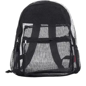 Bravo! Mesh Transparent See Through Backpack