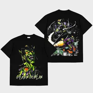 Green Goblin Premium Cotton T-Shirt, Norman Osborn Graphic Shirt, Character Comics Fans Shirt, Comic T-Shirt, Comic Book Fans T-Shirt, Dark Avenger Leader Graphic Tee